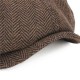 Men Visor Woolen Blending Newsboy Beret Caps Outdoor Casual Winter Cabbie Ivy Flat Hat