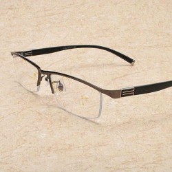 Men Vogue Vintage Multi-focus Look Far And Near Multifunctional Metal Reading Glasses