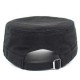 Men Washed Cotton Flat Top Hats Adjustbale Fashion Outdoor Military Army Cap Peaked Cap Visor