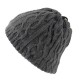 Men Winter Multi-purpose Thicken Knit Plush Beanie Cap Scarf Outdoor Earmuffs Ski Skullcap