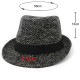 Men Winter Warm Felt Wide Brimmed Jazz Fedora Hat Outdoor Thicken Top Hat