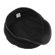 Men Woman Belt Metal Buckle Navy Beret Caps Woolen Blending Warm Flat Top Cadet Hat