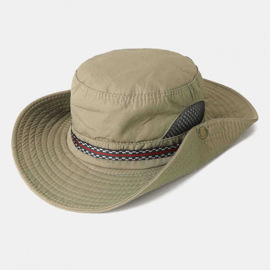 Men Woman Quick-drying Fisherman Bucket Hat Foldable Visor Hat With Embroidery