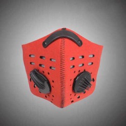 Men Women Activated Carbon Air Filter Dustproof Mask Half Face Cycling Sports Training Mask