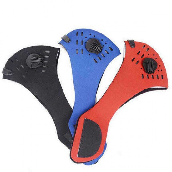 Men Women Activated Carbon Air Filter Dustproof Mask Half Face Cycling Sports Training Mask