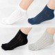 Men Women Breathable Wicking Short Ankle Sock Outdoor Sports Deodorant Five-Finger Socks