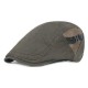 Men Women Casual Cotton Beret Caps Outdoor Adjustable Visor Newsboy Ivy Flat Hat