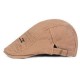 Men Women Casual Cotton Painter Beret Caps Outdoor Adjustable Visor Newsboy Peaked Cap