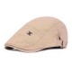 Men Women Casual Cotton Painter Beret Caps Outdoor Adjustable Visor Newsboy Peaked Cap