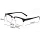 Men Women Casual Metal Reading Glasses Comfortable Anti-blue Light Presbyopic Glass