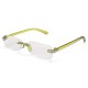 Men Women Comfortable Frameless Presbyopic Glasses HD Reading Glasses