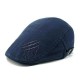 Men Women Cotton Embroidery Double-Sided Adjustable Painter Beret Caps Newsboy Flat Hat