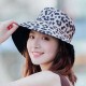 Men Women Cotton Leopard Double-Sided Wear Fisherman Hat Outdoor UV Resistence Bucket Cap