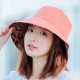 Men Women Cotton Leopard Double-Sided Wear Fisherman Hat Outdoor UV Resistence Bucket Cap