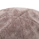 Men Women Double Layer Plus Velvet Hood Hat Chenille Warm Vertical Stripes Baggy Pile Cap Beanie