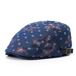 Men Women Embroidered Beret Caps  Sunscreen Casual Outdoors Hats