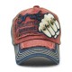 Men Women Fist Letter Embroidery Baseball Hat Fashion Rivet Peaked Cap