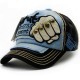 Men Women Fist Letter Embroidery Baseball Hat Fashion Rivet Peaked Cap