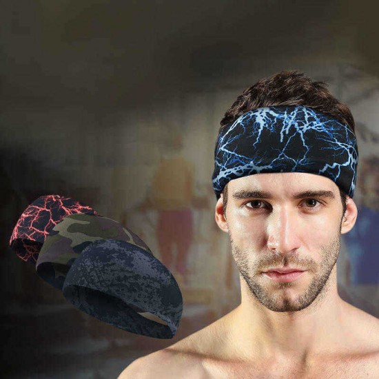 Men Women Fitness Sweat Multi-function Headband Sports Climbing Bicycle Hair Band