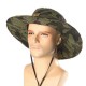 Men Women Foldable Camouflage Fisherman Hat Summer Wide Brim Couple Outdoor Fishing Visor Cap