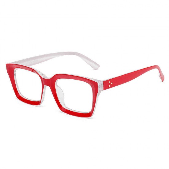 Men Women HD Anti-Fatigue Square Frame Reading Glasses Casual Presbyopic Glasses