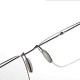 Men Women HD Frameless Reading Glasses Sleek Minimalist Resin Presbyopic Glasses