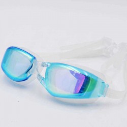 Men Women HD Waterproof Anti-fog Swimming Goggles PC Anti-UV Eyewear Glasses with Case