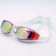 Men Women HD Waterproof Anti-fog Swimming Goggles PC Anti-UV Eyewear Glasses with Case