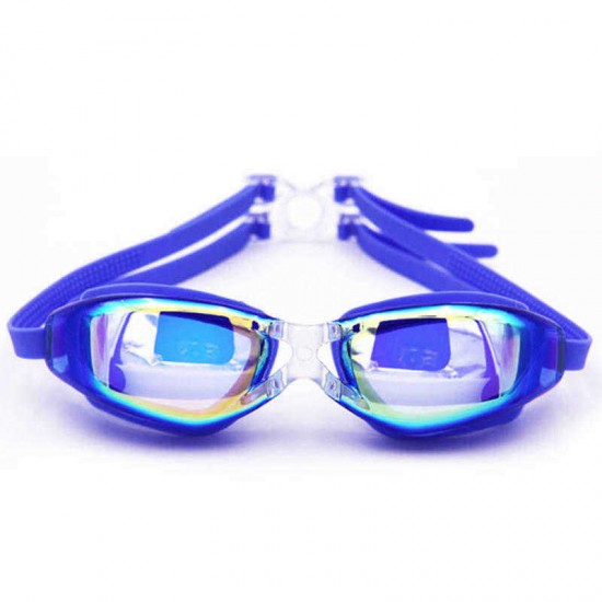 Men Women HD Waterproof Anti-fog Swimming Goggles PC Anti-UV Eyewear Glasses with Case