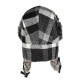 Men Women Jacquard Plaid Warm Trapper Hat Outdoor Sport Skiing Riding Ear Flaps Protective Fashion Cap