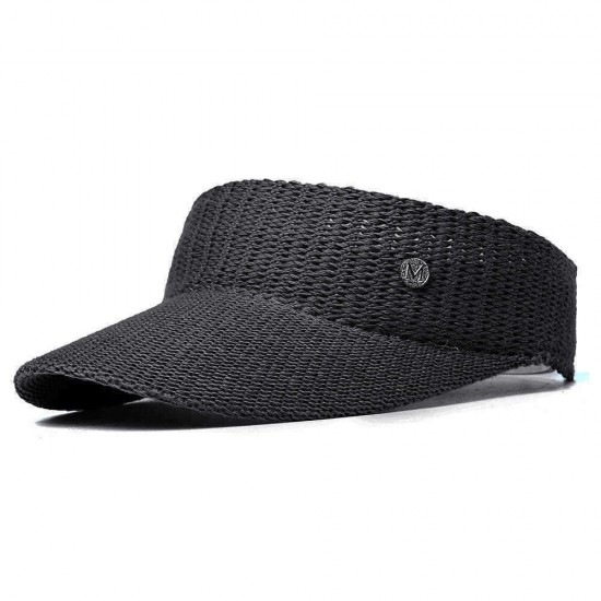 Men Women Knit Sunshade Baseball Cap Outdoor Sports Casual Empty Top Peaked Hat