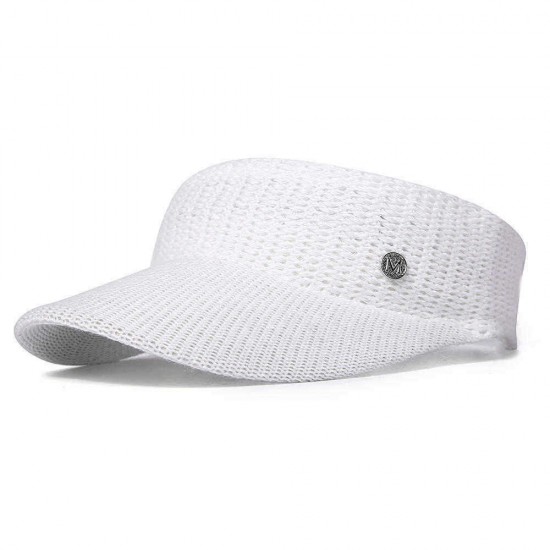 Men Women Knit Sunshade Baseball Cap Outdoor Sports Casual Empty Top Peaked Hat