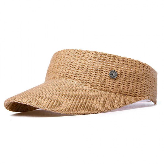 Men Women Knit Sunshade Baseball Cap Outdoor Sports Casual Empty Top Peaked Hat