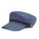 Men Women Linen Sunshade Military Army Cap Casual Breathable Durable Flat Top Hats