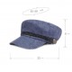 Men Women Linen Sunshade Military Army Cap Casual Breathable Durable Flat Top Hats