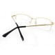 Men Women Metal Lightweight Bifocal Reading Glasses Half-Frame Round Computer Glasses