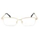 Men Women Metal Lightweight Bifocal Reading Glasses Half-Frame Round Computer Glasses