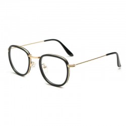 Men Women Metal Round Retro Glasses Ultra Light Frame Reading Glasses Frame