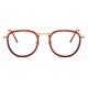 Men Women Metal Round Retro Glasses Ultra Light Frame Reading Glasses Frame