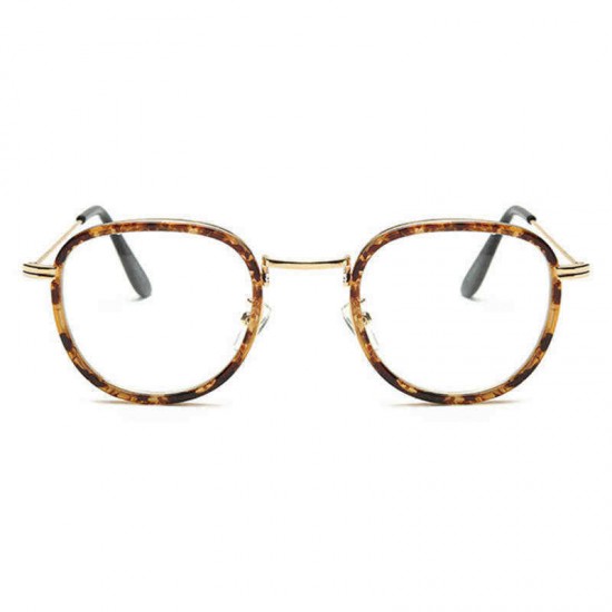 Men Women Metal Round Retro Glasses Ultra Light Frame Reading Glasses Frame