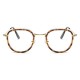 Men Women Metal Round Retro Glasses Ultra Light Frame Reading Glasses Frame