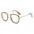 Men Women Metal Round Retro Glasses Ultra Light Frame Reading Glasses Frame