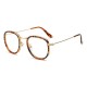 Men Women Metal Round Retro Glasses Ultra Light Frame Reading Glasses Frame