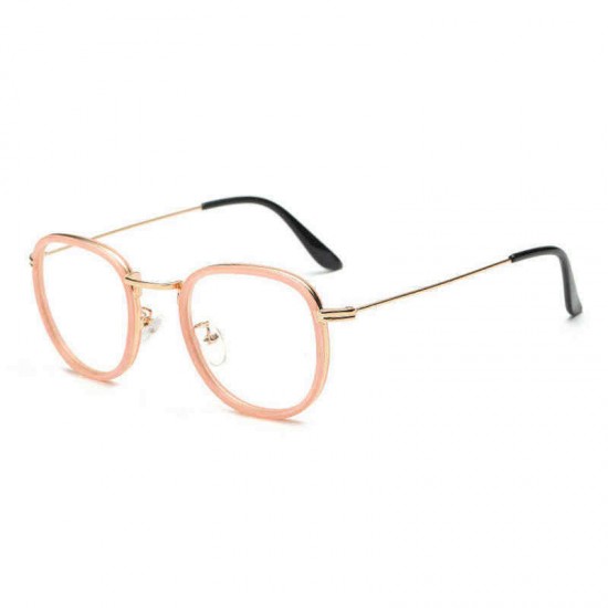 Men Women Metal Round Retro Glasses Ultra Light Frame Reading Glasses Frame