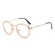 Men Women Metal Round Retro Glasses Ultra Light Frame Reading Glasses Frame