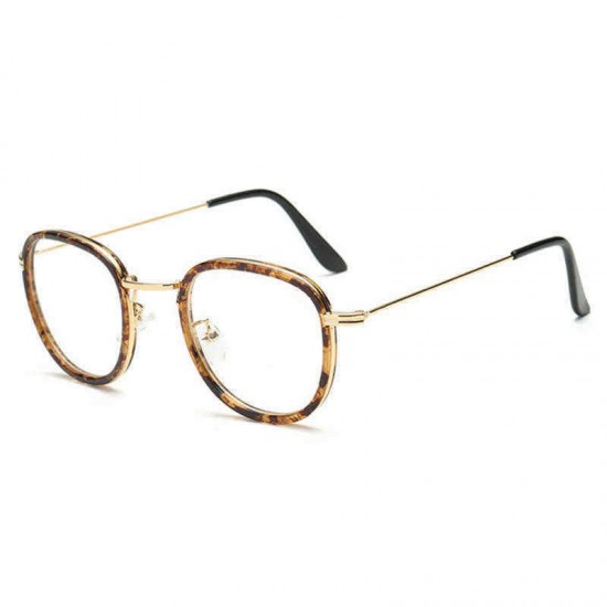 Men Women Metal Round Retro Glasses Ultra Light Frame Reading Glasses Frame