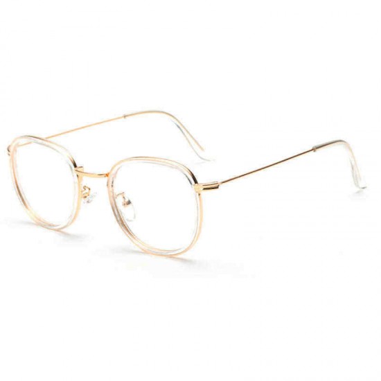 Men Women Metal Round Retro Glasses Ultra Light Frame Reading Glasses Frame