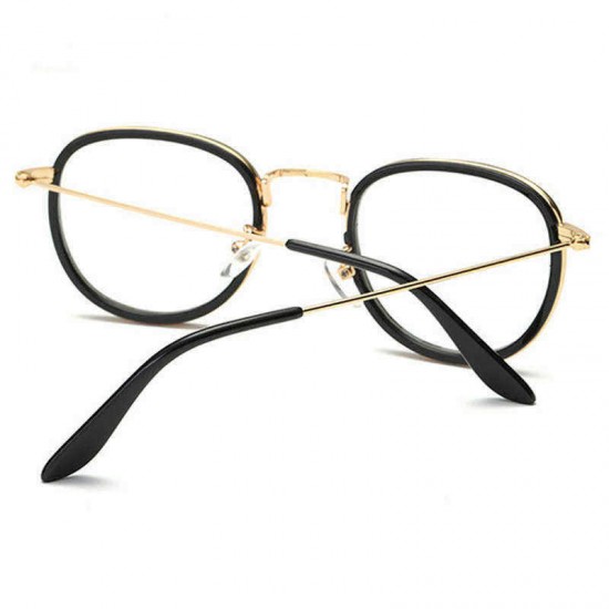 Men Women Metal Round Retro Glasses Ultra Light Frame Reading Glasses Frame