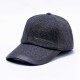 Men Women Middle-aged Cotton Baseball Cap Outdoor Sport Earmuffs Warm Peaked Cap