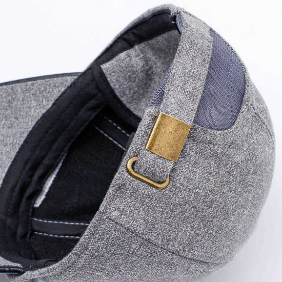 Men Women Middle-aged Cotton Baseball Cap Outdoor Sport Earmuffs Warm Peaked Cap